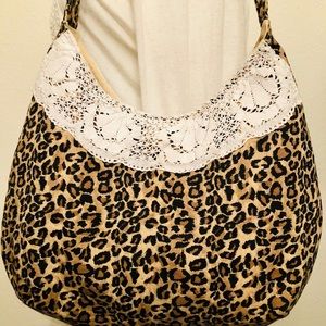 LEOPARD PRINT PURSE SHOULDER BAG TOTE  wit…
